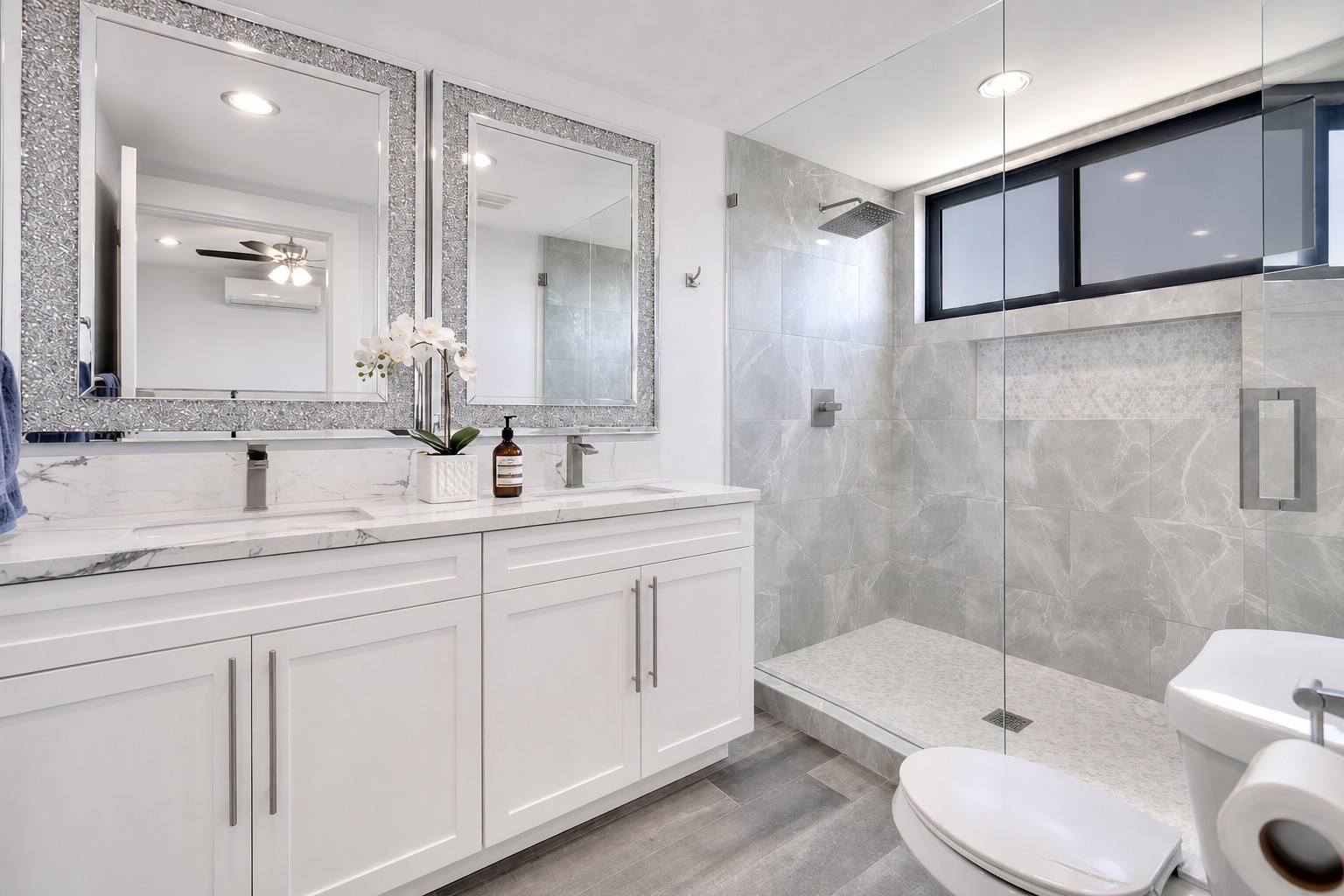 Bathroom 3 with walk-in rain shower