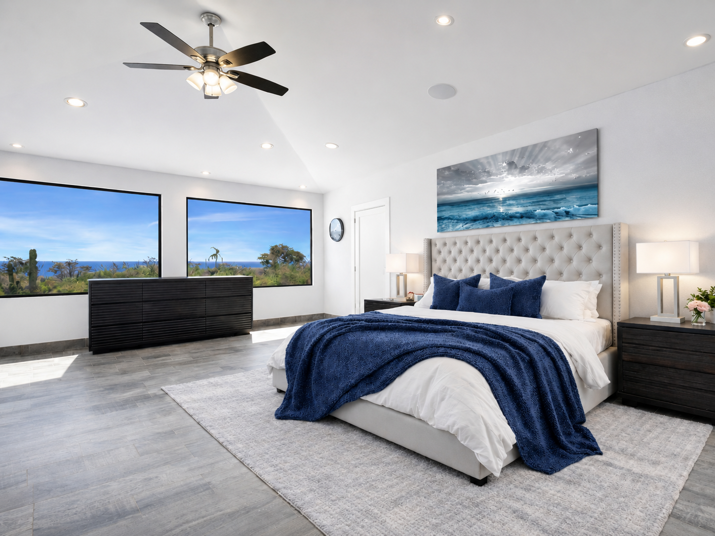 Ocean view king suite with ensuite bathroom