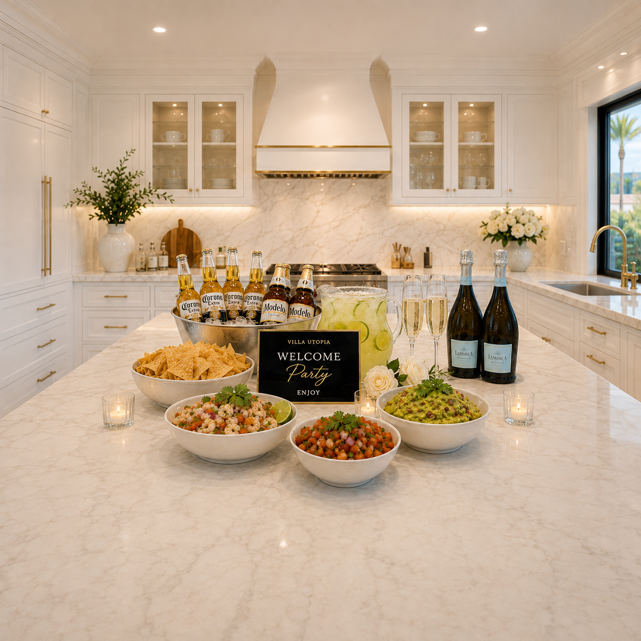 Villa Utopia Welcome Party Experience