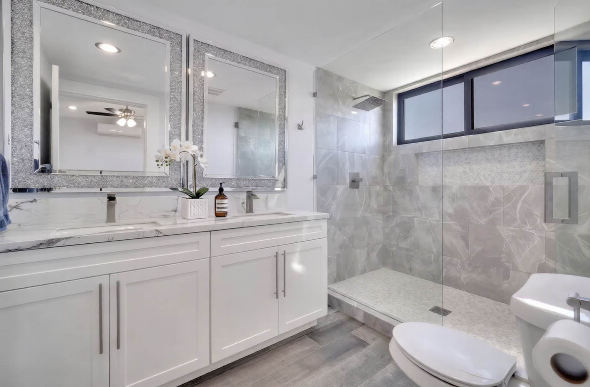 Bathroom with great shower pressure